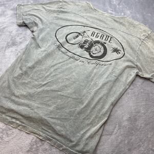 Jake Agave Speedway BSA Tee Mens L Blue Vintage Wash Classic Cut Moto Grunge